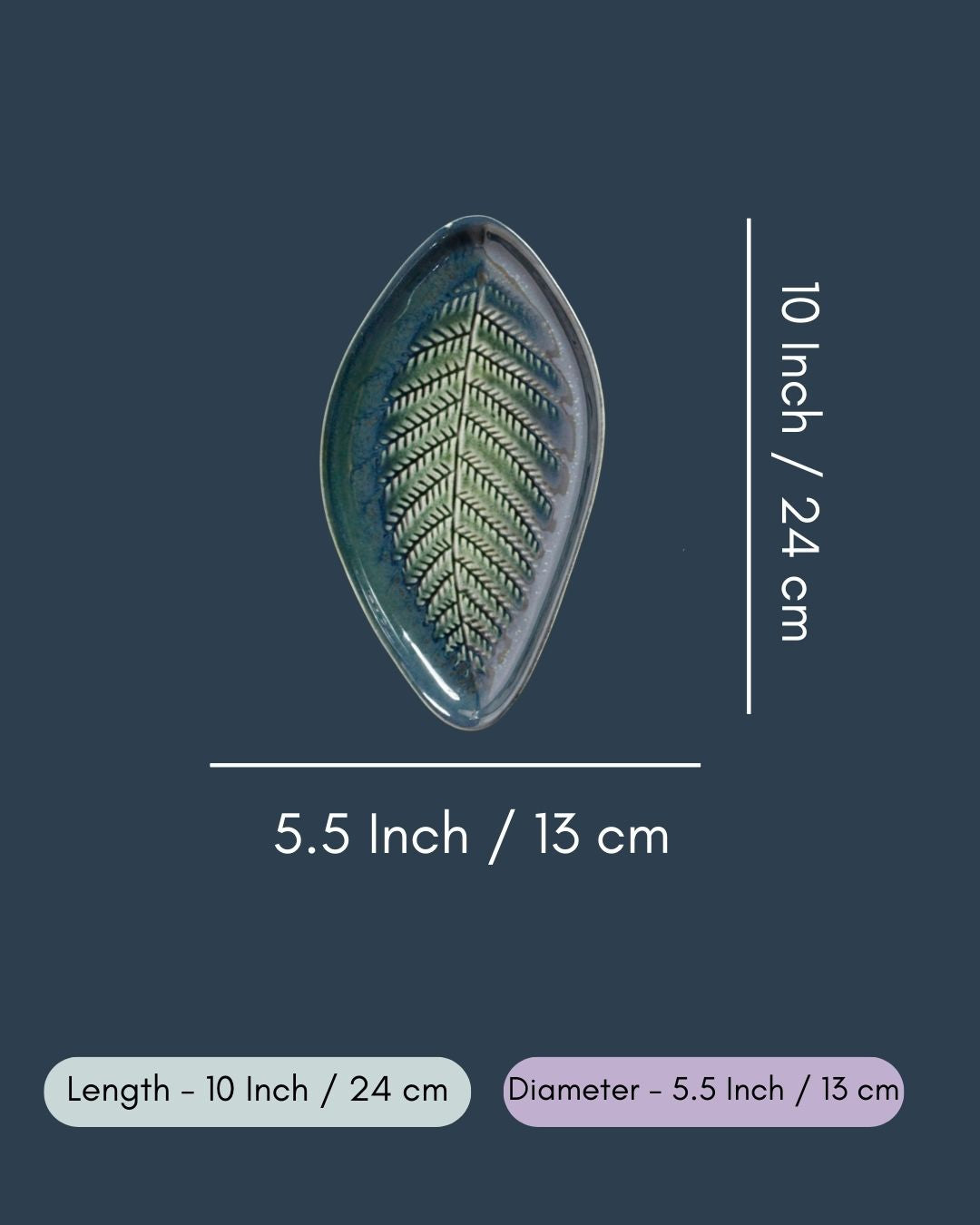 Leaf Engraved Platter