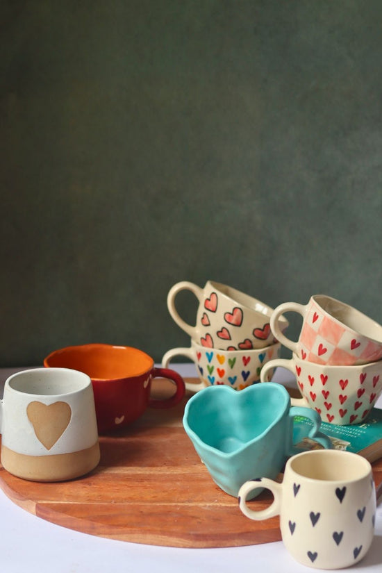 love affair mugs made by ceramic 