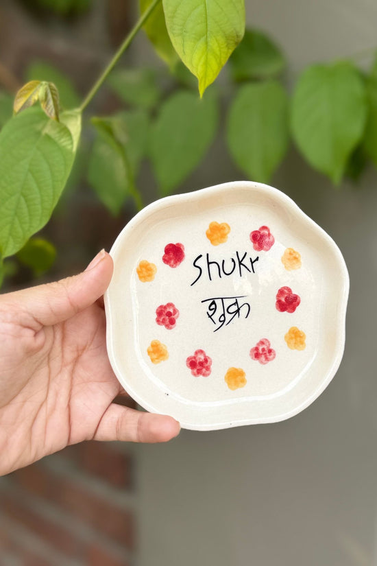 Shukr Handmade Dessert Plate made by ceramic