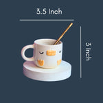 Quack Quack Mug with all Measurements