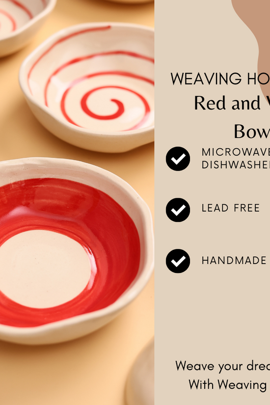 Red & white bowl significations