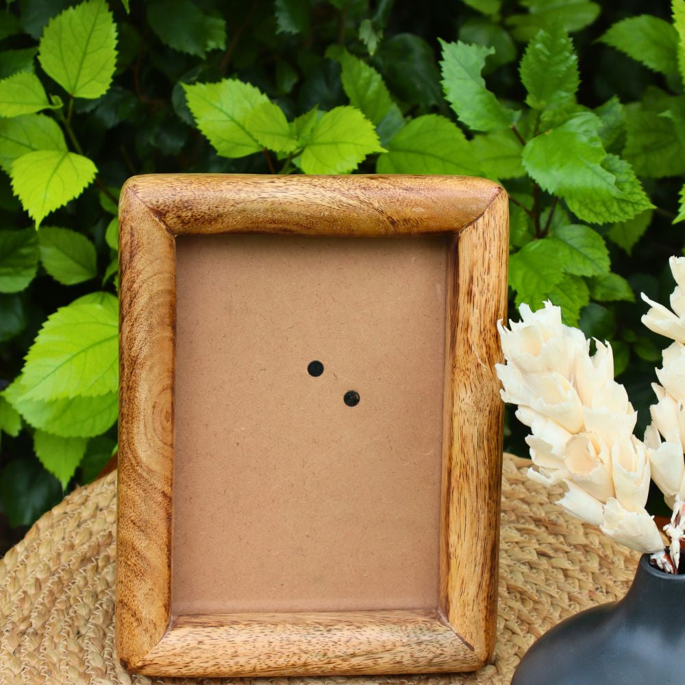 rounded wooden frame made by premium wood