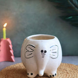 Hello ele planter made by ceramic 