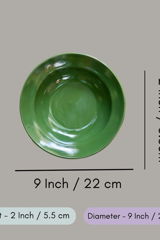 Green Pasta Plate