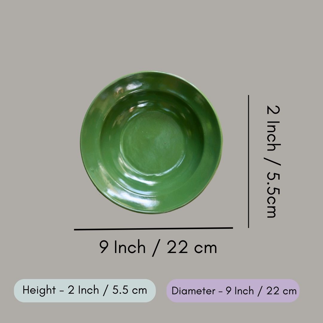 Green Pasta Plate