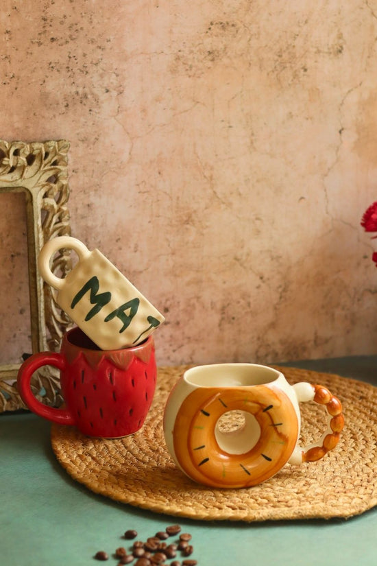 Handmade Set of 3 - Dreamy Brew Mugs