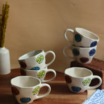 Roses Mug - Set of 6 handmade in india