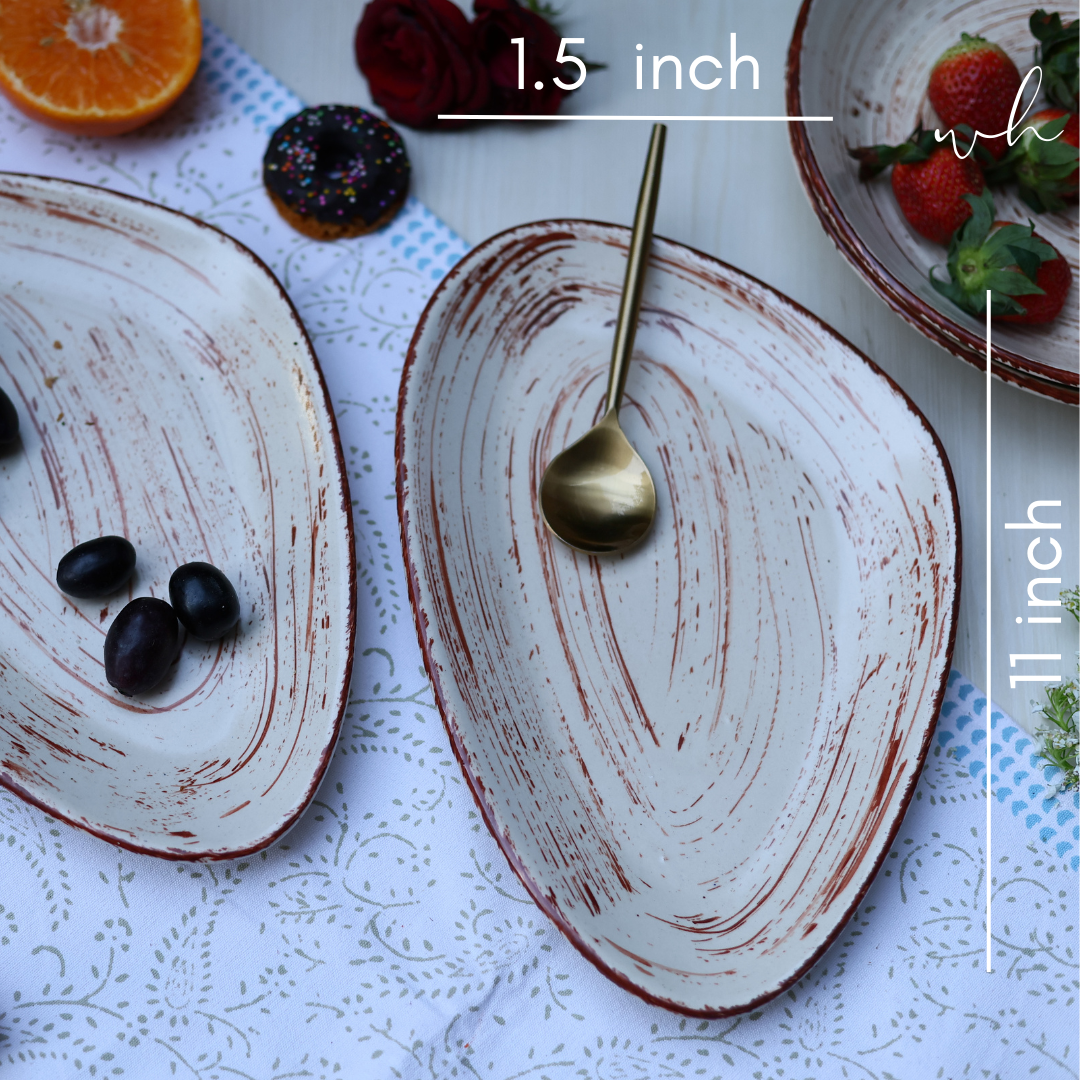 The Rustics - Triangular Snack Platter