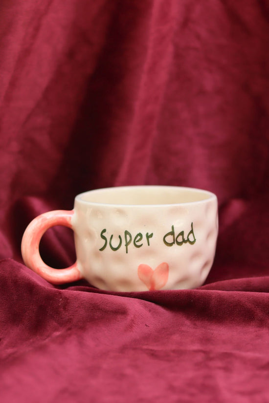 Super DAD Mug handmade in India
