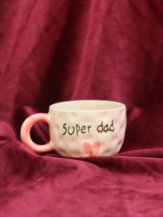 Super DAD Mug handmade in India