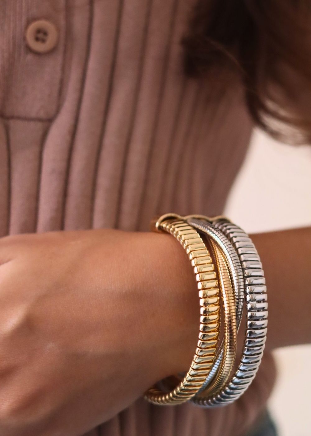 Gold & Silver Bracelet handmade in India
