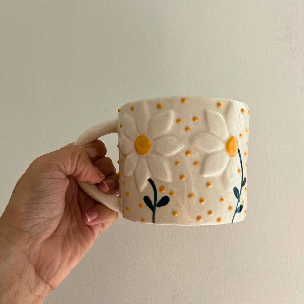 handmade Wildflower Mug