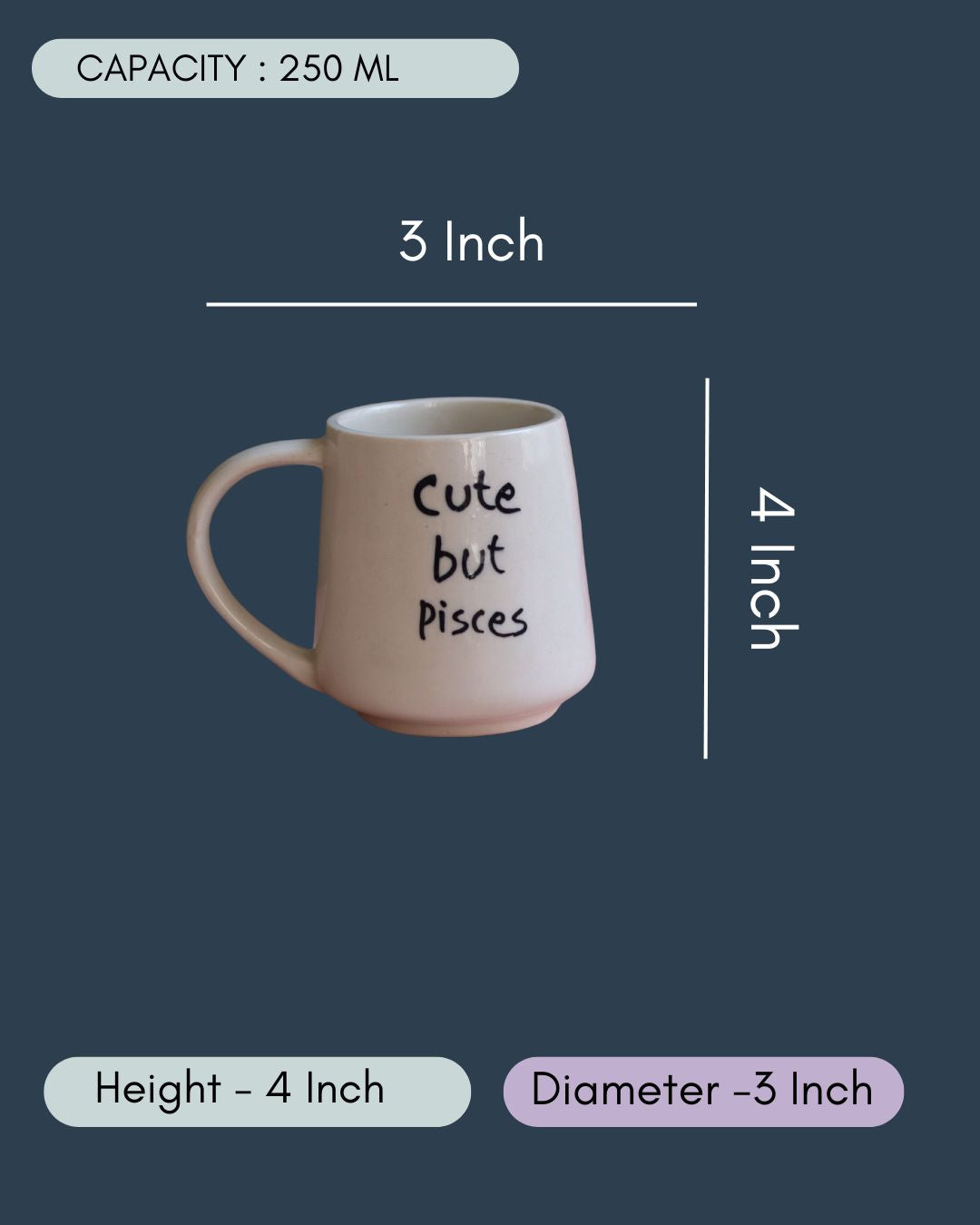 Cute But Pisces Mug