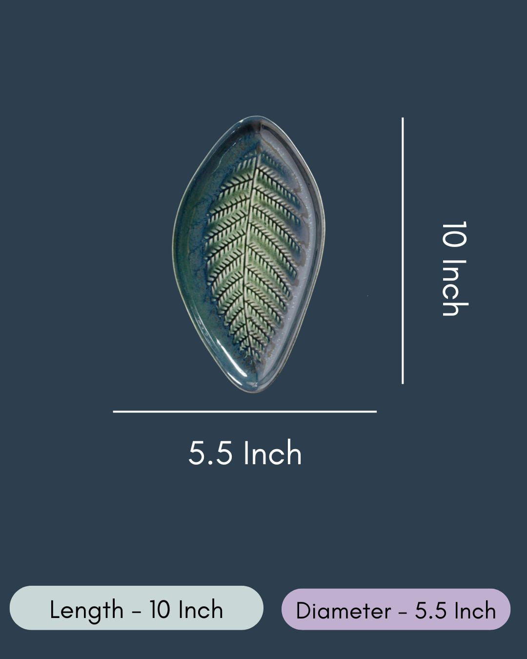 Leaf Engraved Platter