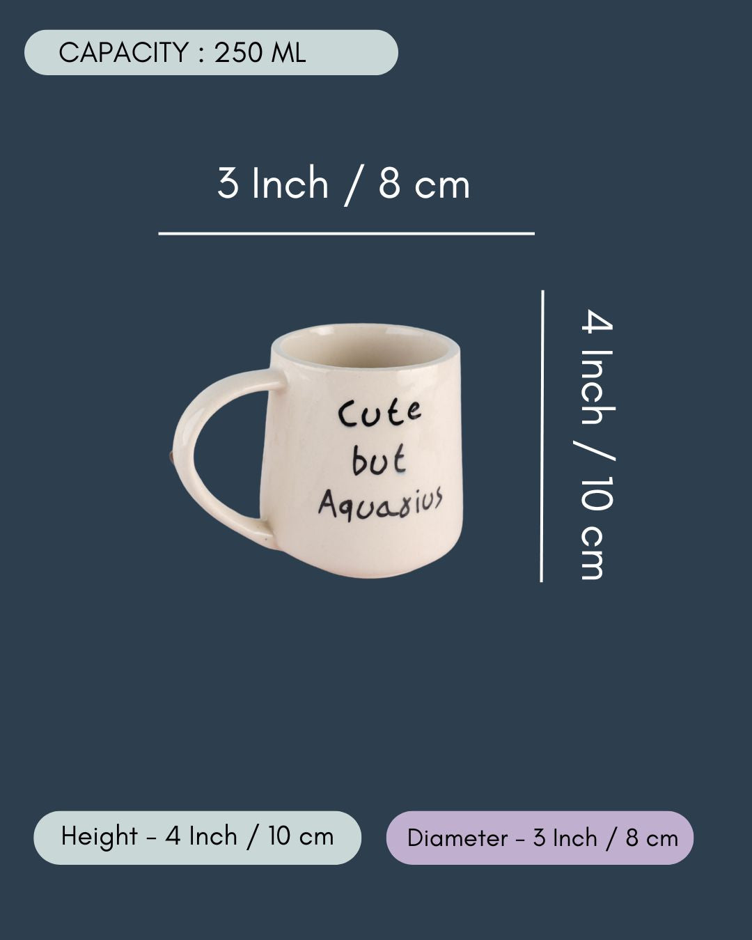 Cute But Aquarius Mug in a Gift Box