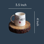 Choti Bahan Coffee Mug with all measurements