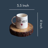 Choti Bahan Coffee Mug with all measurements