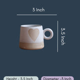 Rustic Heart Mugs