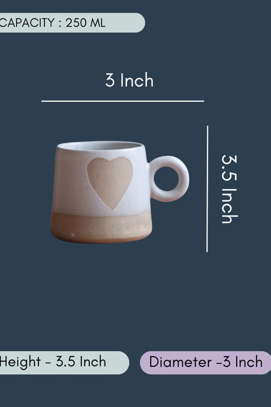 Rustic Heart Mugs