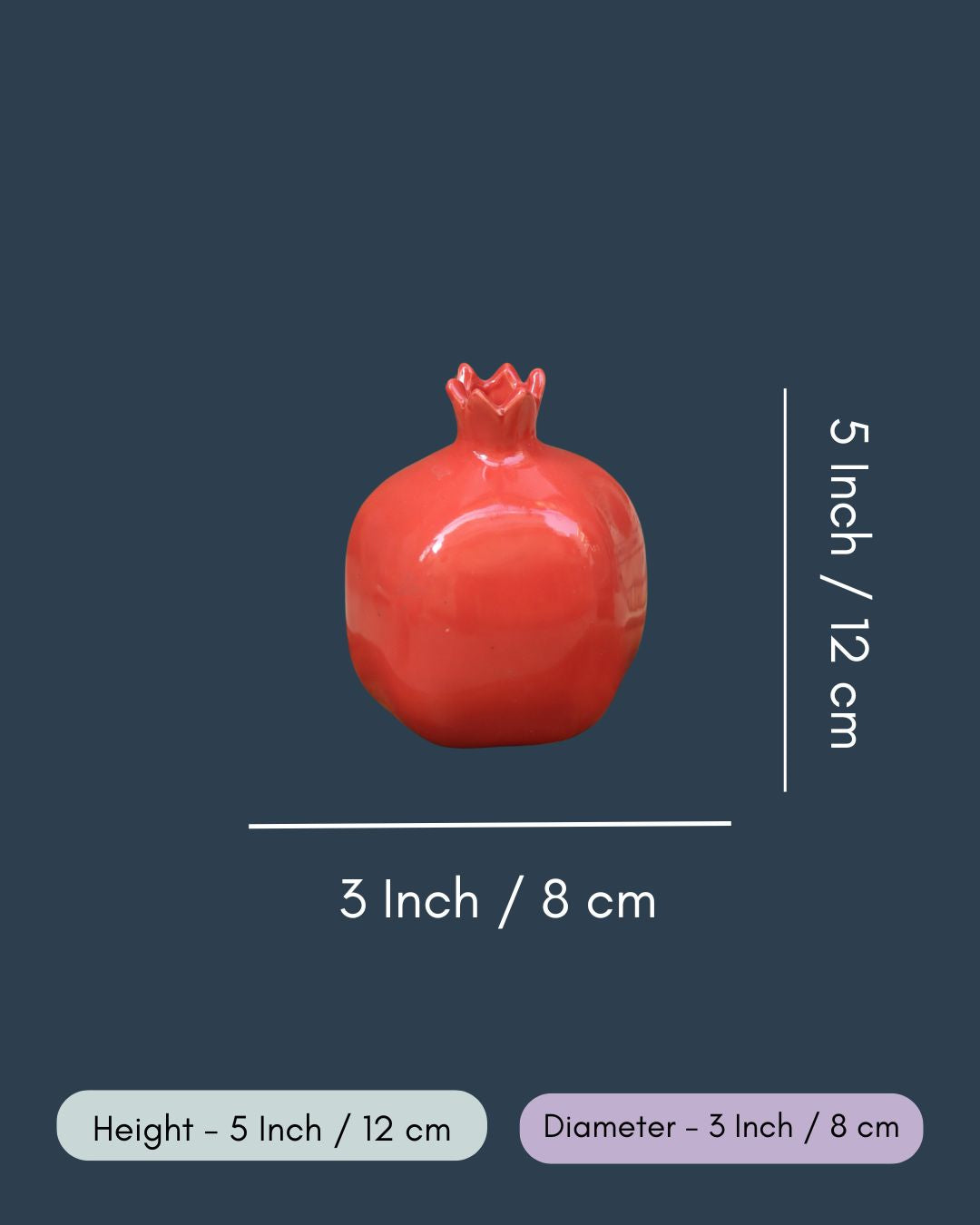 Anar Vase -  Red