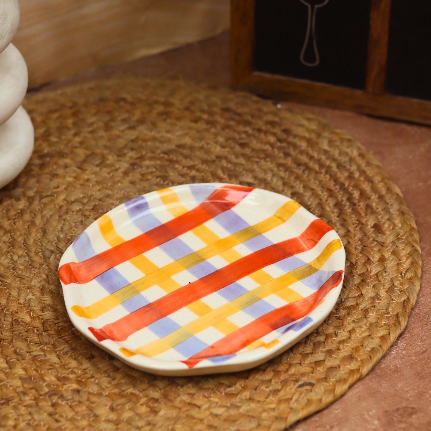 Lead free Candy Land Dessert Plate