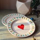 Two Handmade Ceramic Plates 