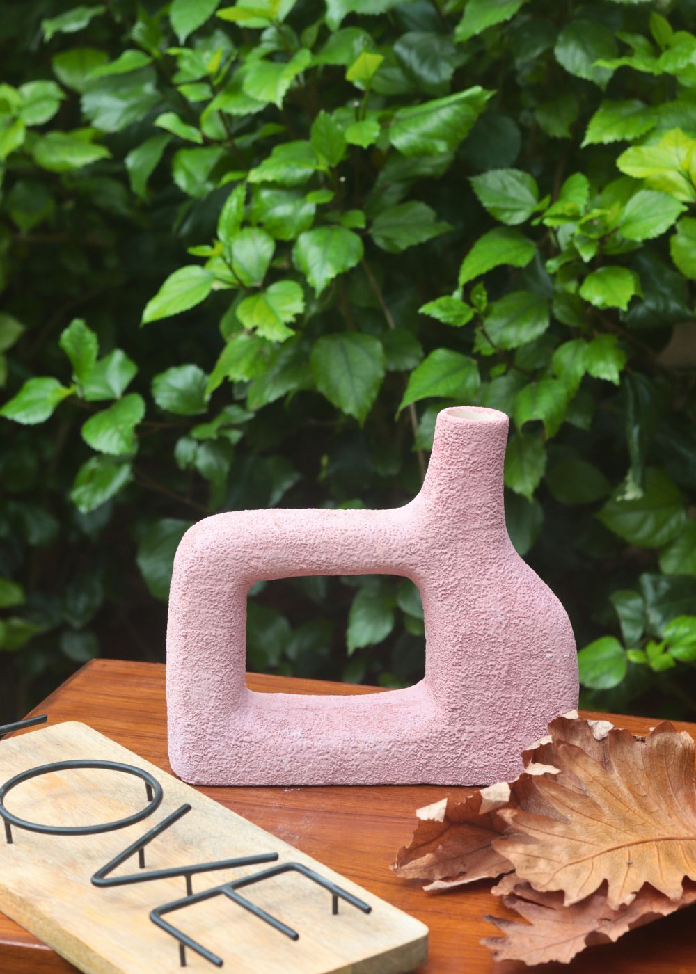 Aesthetic Square Vase - Pink with premium quality material