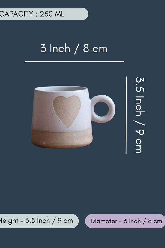 Rustic Heart Mugs
