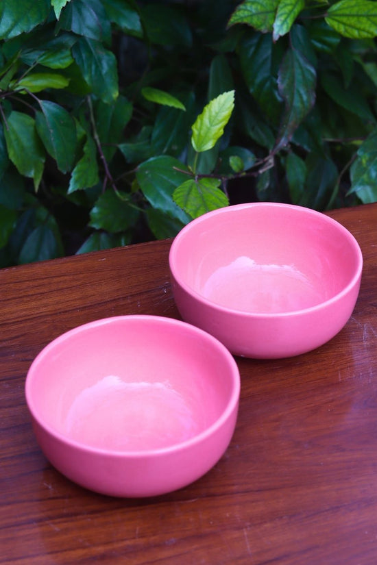 Handmade Pink Snack Bowl