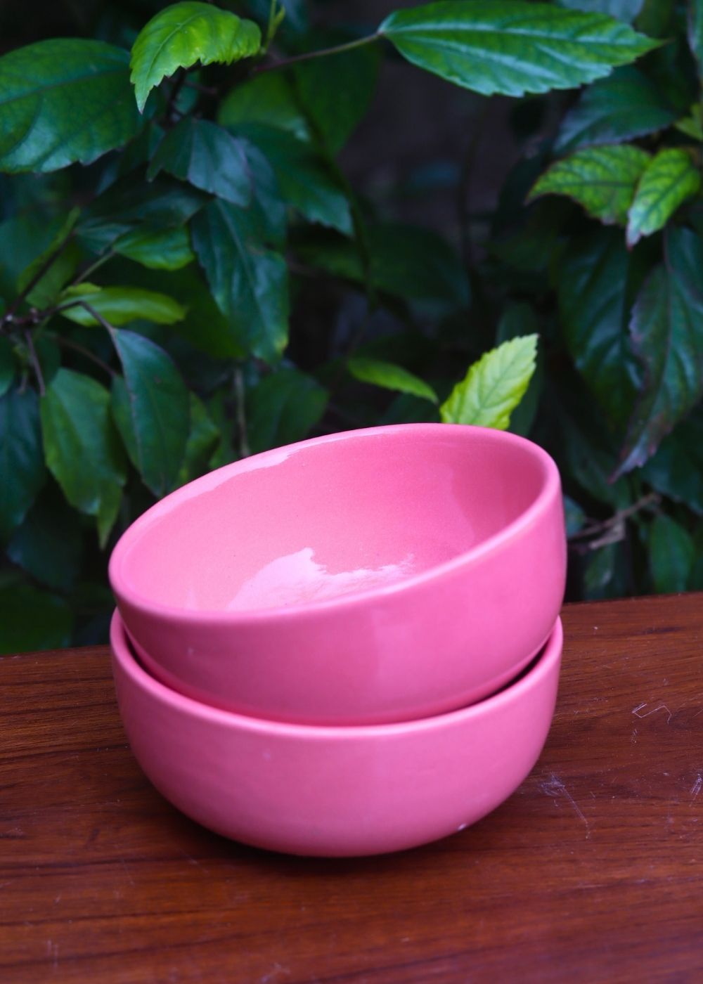 Pink Snack Bowl made by ceramic