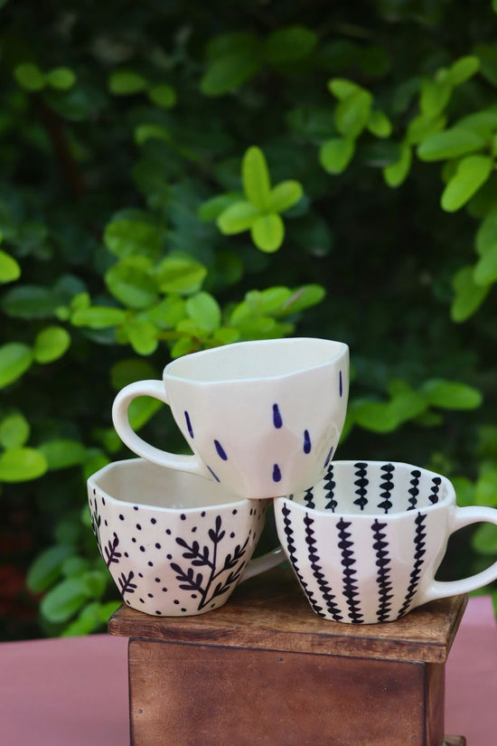 Set of 3 - Sunrise Sip Mugs made by ceramic