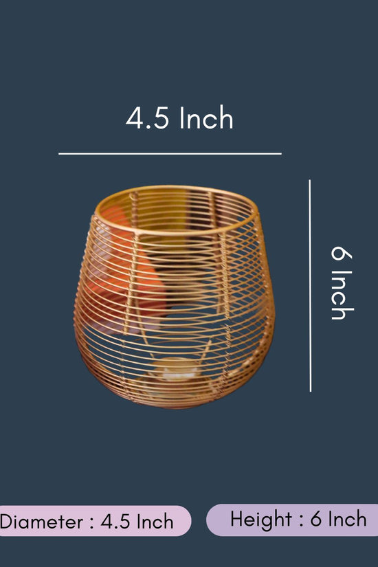 Auro Tea Light Holder with all Measurements