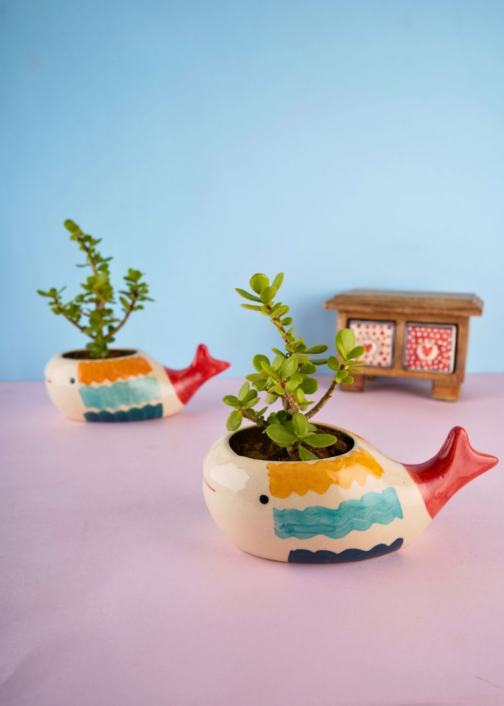 handmade nemo fish planter