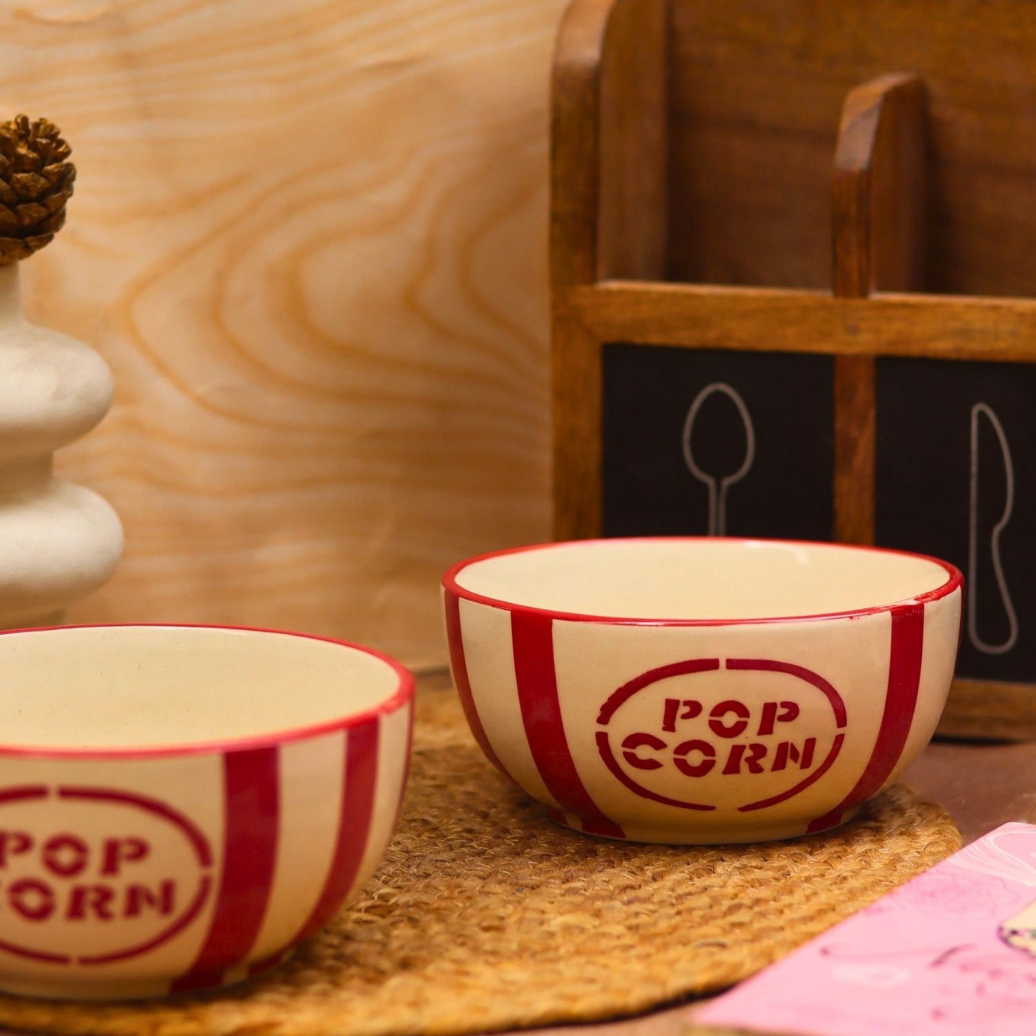 Handmade Basic Popcorn Bowl