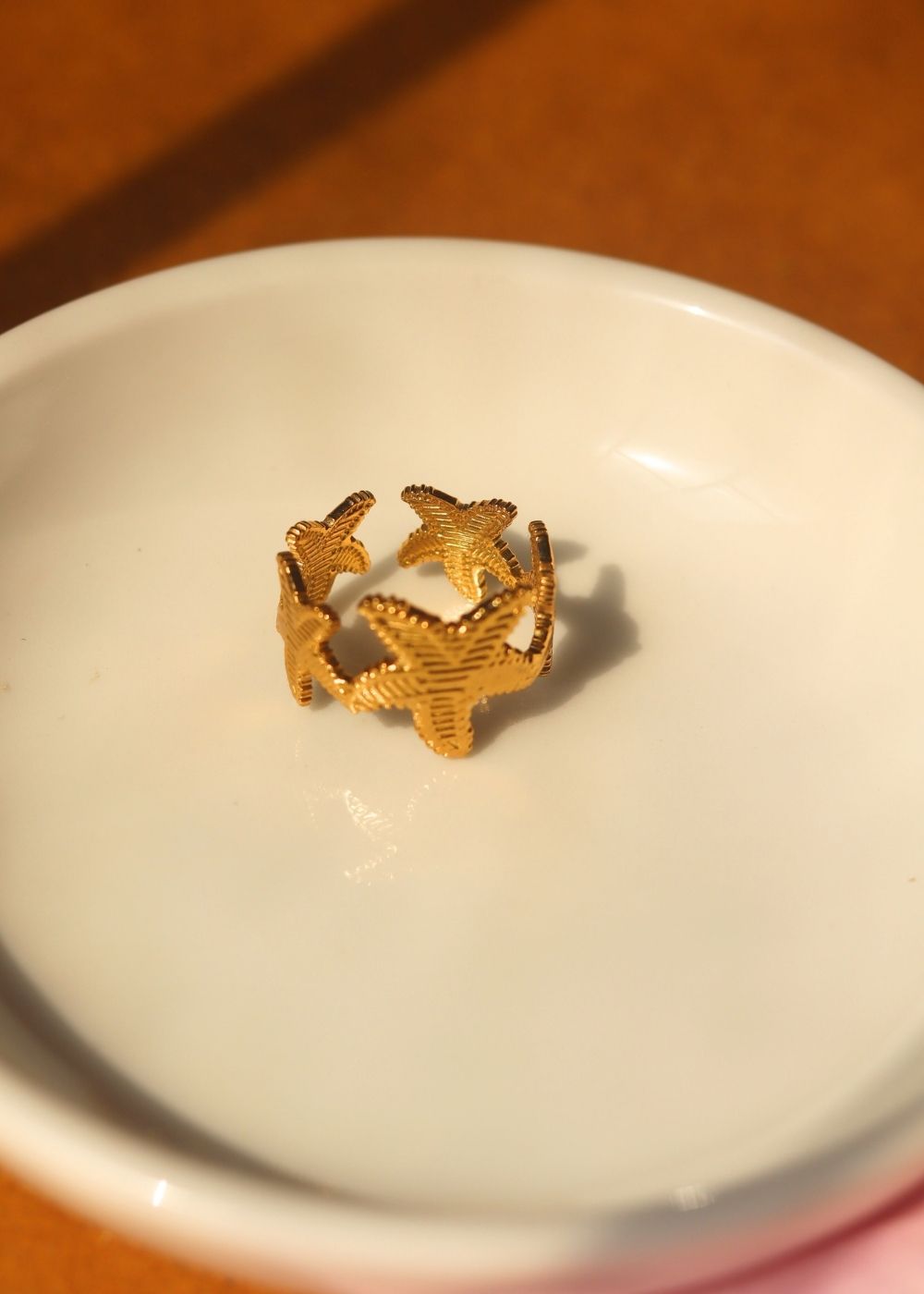 Waterproof StarFish Adjustable Ring