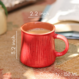 Ceramic chai cup height & breadth 