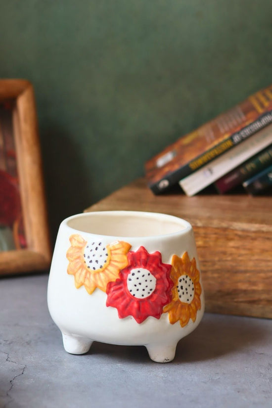 handmade Floral Bliss Planter