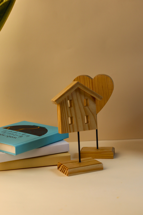 handmade wooden stand
