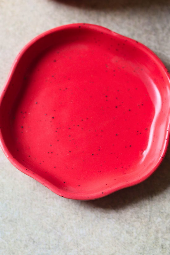 handmade dessert plate