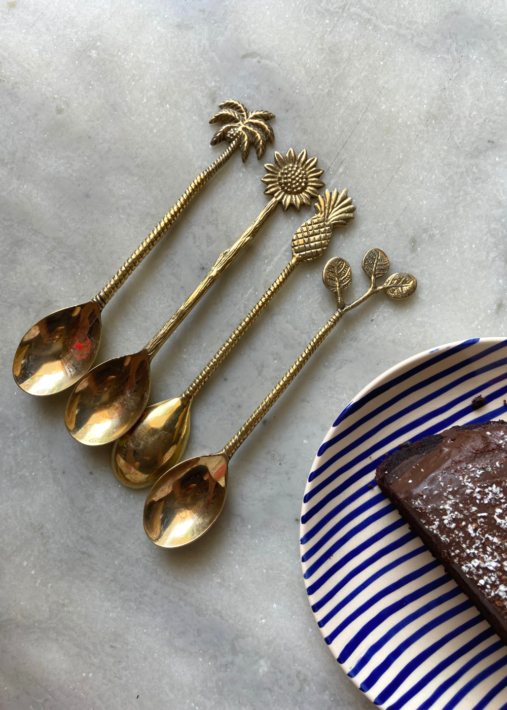different type of brass cutlery