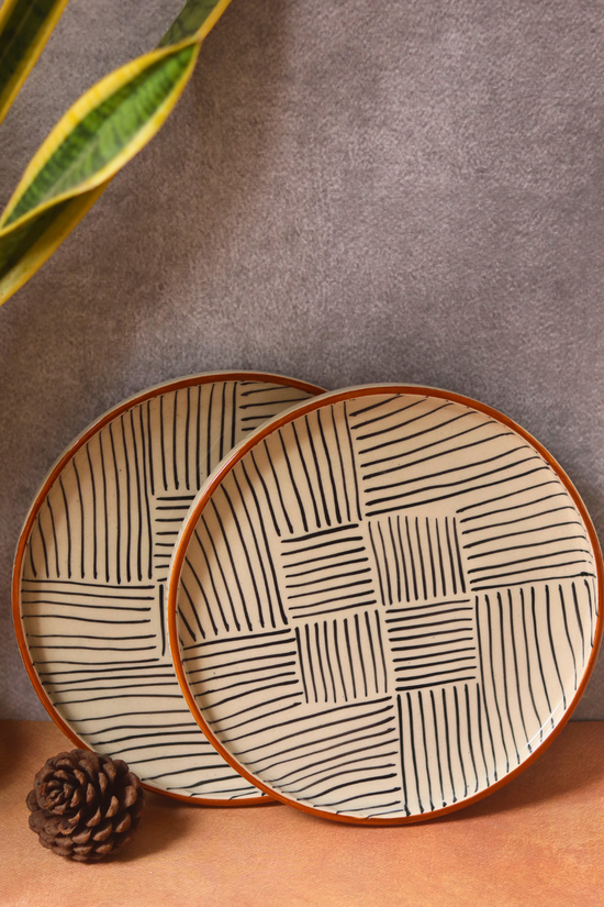 Serveware handmade ceramic all lines platters