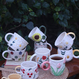 Handmade Set of 10 Summer Glow mugs Combo (for the price of 7)