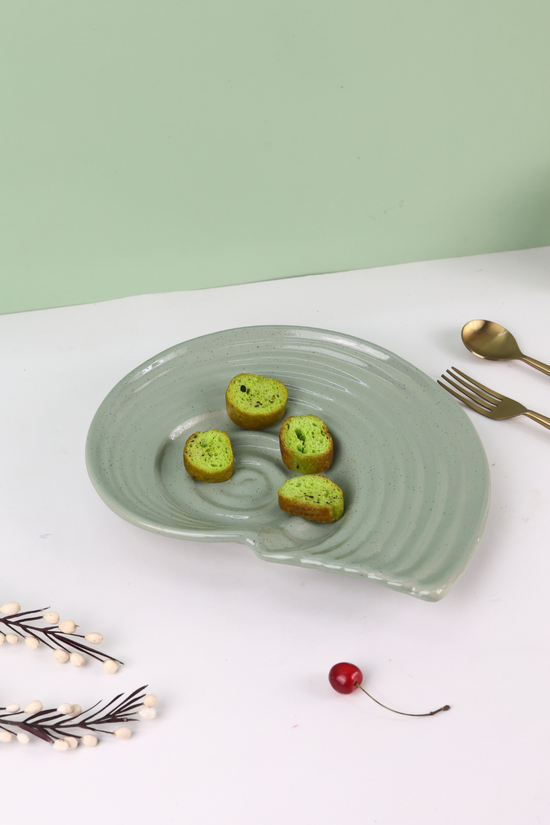 Handmade ceramic platter 