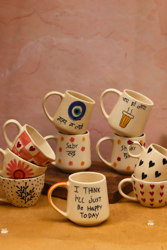 Set of 10 Classic Brew Mugs (for the price of 7) made by ceramic