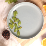 handmade grey minimal platter with grey colors
