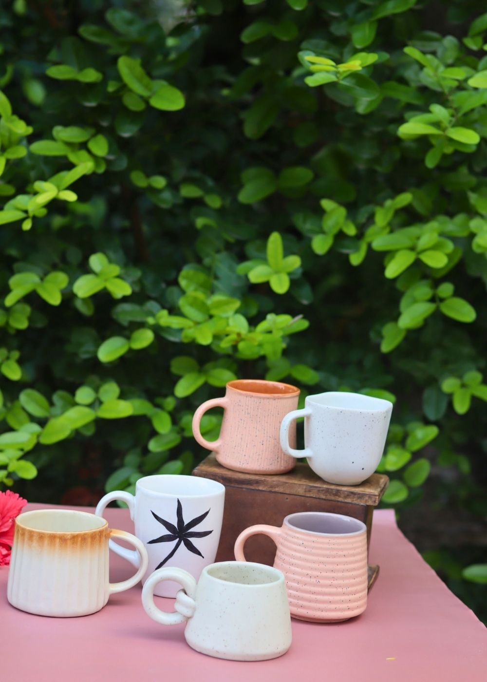 handmade Set of 6 Melody of sip Mugs (for the price of 5)