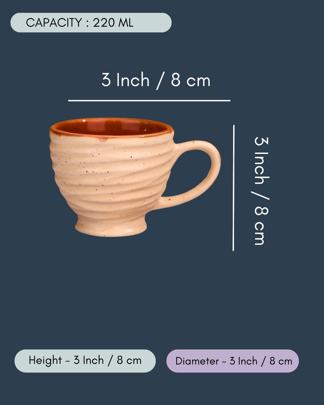 Cream Torrent Chai Cup