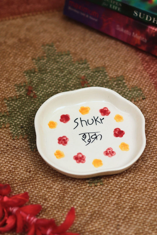 Shukr Handmade Dessert Plate microwave safe