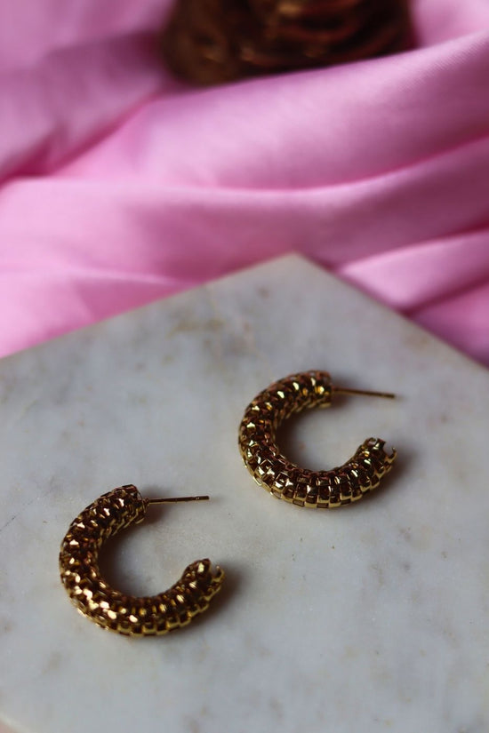 Textured Hoops handmade with premium quality material