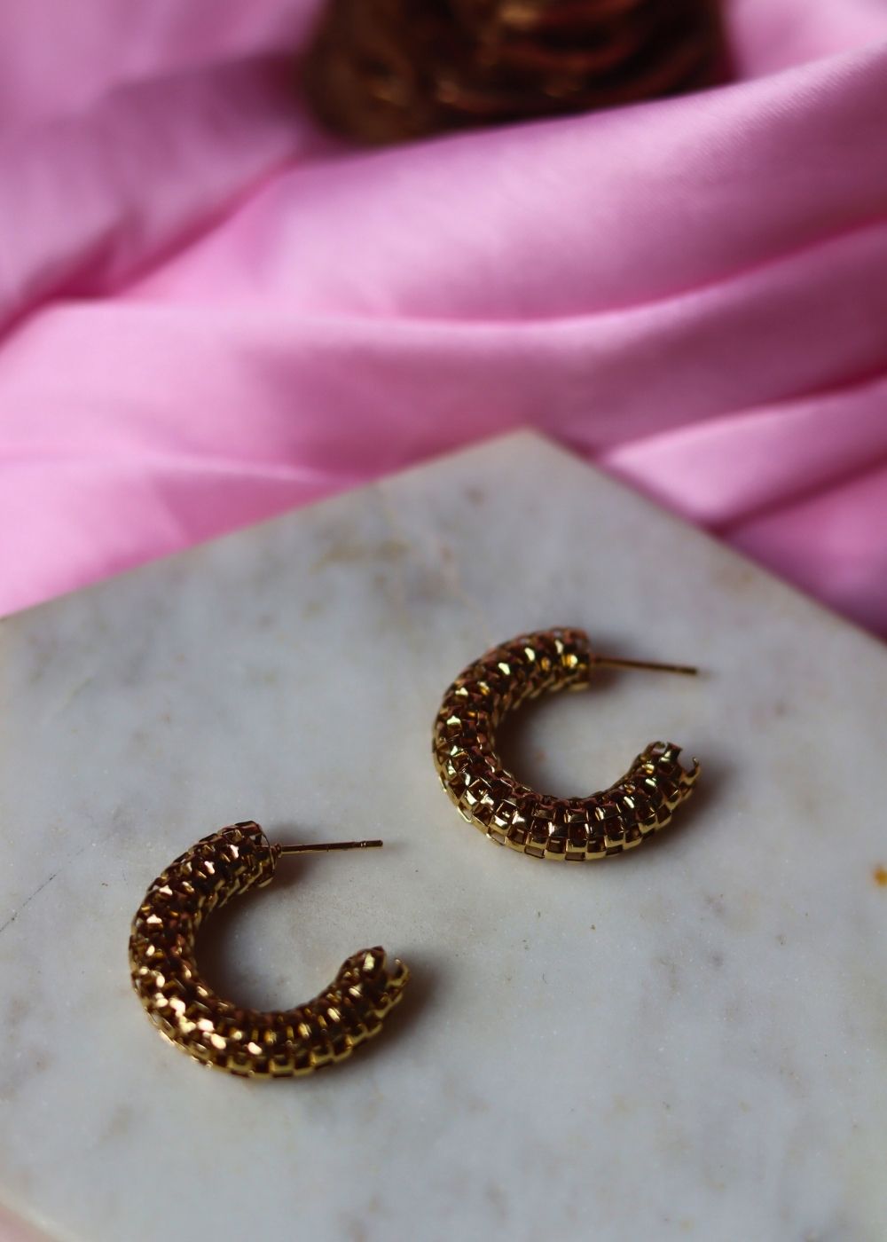 Textured Hoops handmade with premium quality material